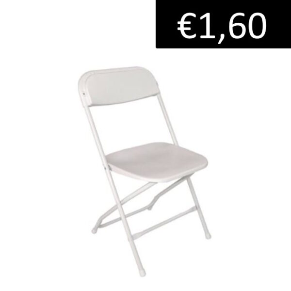 klapstoel wit